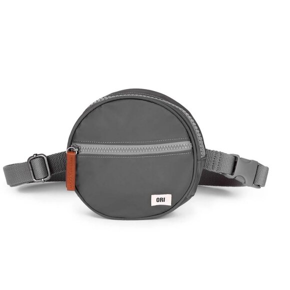 ORI London Paddington D Recycled Nylon Hip Bag - Graphite Grey - Picture 1 of 7